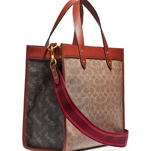 COPY - Coach Field Carriage & Signature Coated Canvas Tote